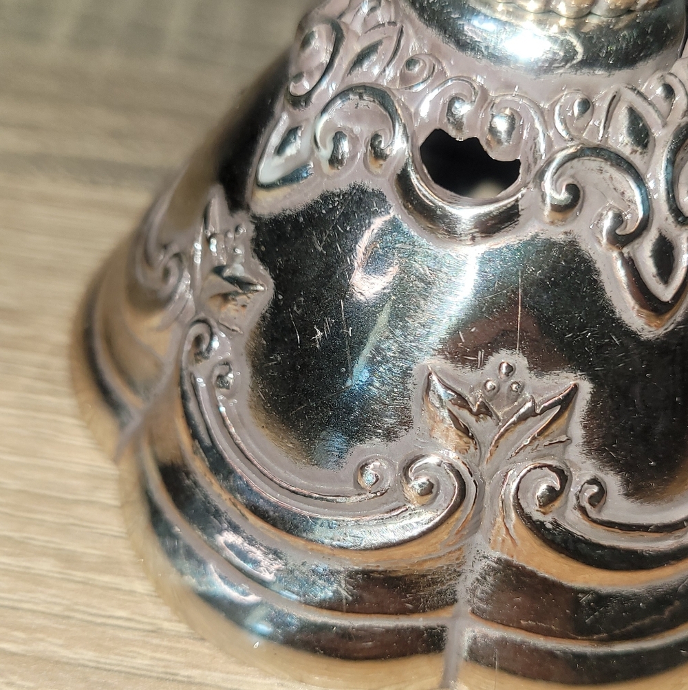 Brighton Ornate Silver-Tone Decorative Candle Holder Cinderella - Picture 7 of 9